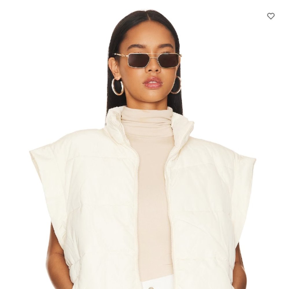 Zip Off Sleeve Puffer Jacket